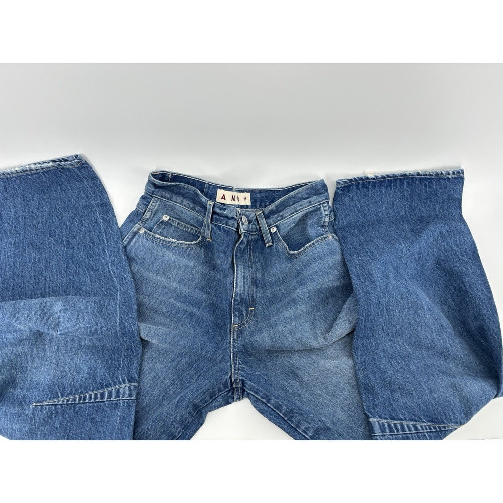 NWOT AMO Sandra Baggy Jeans Sz 25 (Meas 28) Barrel Wide Leg Cottagecore MSRP 318 - Picture 12 of 16
